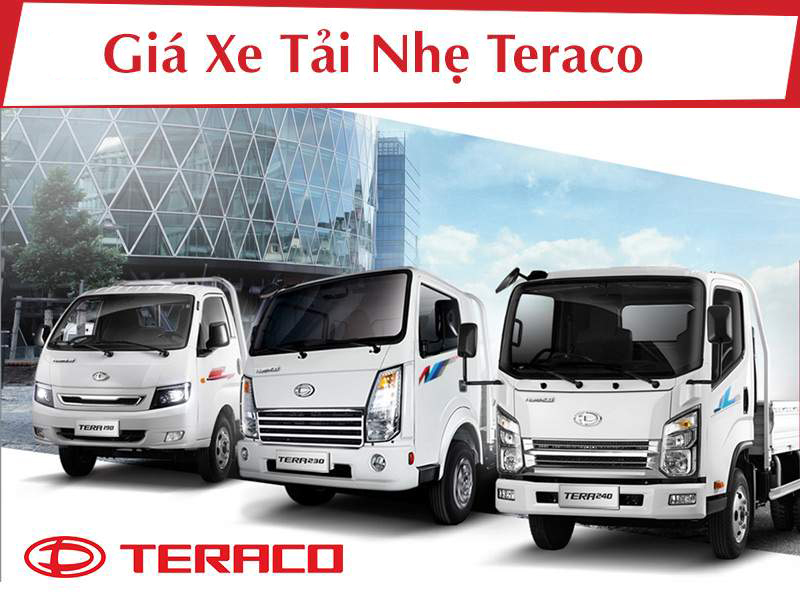 bảng giá xe tải teraco